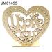 Yoone Wooden Heart Shape Mr Mrs Candlestick Candle Holder DIY Wedding Party Supplies