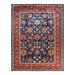 Hand-Knotted Wool Tribal Traditional Blue Area Rug 8 10 x 11 7