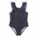 Summer Savings Clearance! Itsun Girls Swimsuit Baby Girls Swimwear Children s Swimsuit Polka Dot Sleeveless Surfing One-piece Swimsuit Bathing Suit Swimming Suit Black