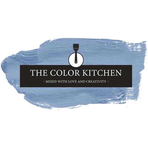 „A.S. CRÉATION Wand- und Deckenfarbe „“THE COLOR KITCHEN““ Farben seidenmatt, für Wohnzimmer Schlafzimmer Flur Küche, Blautöne Gr. 5 l, blau (tck3004 blue herring) Wandfarbe bunt“