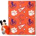 Northwest x Disney Clemson Tigers Mickey Hugger Pillow & Silk Touch Throw Set
