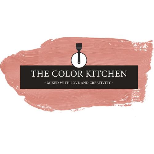 „A.S. CRÉATION Wand- und Deckenfarbe „“Seidenmatt Innenfarbe THE COLOR KITCHEN““ Farben für Wohnzimmer Schlafzimmer Flur Küche, versch. Rosatöne Gr. 2,5 l, rot (tck7004 georgeous grapefruit) Wandfarbe bunt“