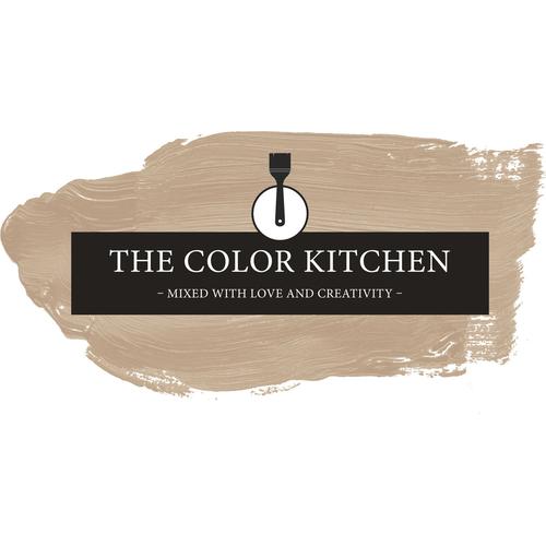 „A.S. CRÉATION Wand- und Deckenfarbe „“Seidenmatt Innenfarbe THE COLOR KITCHEN““ Farben für Wohnzimmer Schlafzimmer Flur Küche, versch. Brauntöne Gr. 5 l, braun (tck6010 latte macchhiato) Wandfarbe bunt“