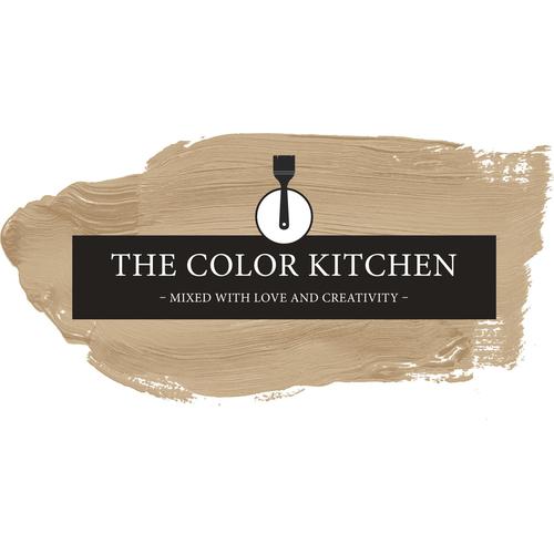 „A.S. CRÉATION Wand- und Deckenfarbe „“Seidenmatt Innenfarbe THE COLOR KITCHEN““ Farben für Wohnzimmer Schlafzimmer Flur Küche, versch. Brauntöne Gr. 2,5 l, braun (tck6004 active almond) Wandfarbe bunt“