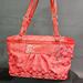 Coach Bags | Coach Red Shoulder Tote Bag Handbag Style #F14281 Eeuc Pre-Owned | Color: Red | Size: Os