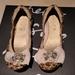 Tory Burch Shoes | Like New Unisa Gold Ballet Flats Size 8 | Color: Brown/Gold | Size: 8