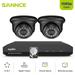 SANNCE 1080P 4CH Home Security Camera System 5MP-Lite HD-TVI DVR 2Pcs 1920TVL Outdoor/Indoor Weatherproof CCTV Surveillance Camera with Night Vision Motion Alert Remote Access 2TB Hard Drive