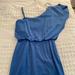 Jessica Simpson Dresses | Jessica Simpson One Shoulder/Sleeve Blue Party Dress | Color: Blue | Size: 4