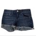 American Eagle Outfitters Shorts | American Eagle Womens Short Shorts Size 2 Super Stretch Dark Wash Blue Jean 40b | Color: Blue | Size: 2