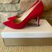 Jessica Simpson Shoes | Jessica Simpson Red Heels Size 8 | Color: Red | Size: 8