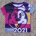 Disney Shirts & Tops | Disney Minnie Mouse Glitter T-Shirt Disneyland 2021 | Color: Pink/Purple | Size: 2-3y