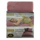 Gözze - Reversible Bed Linen Set, Cashmere Feel, Duvet Cover: 135 x 200 cm, Pillowcase: 80 x 80 cm, Microfibre - Dusty Pink/Anthracite
