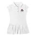 Girls Toddler Garb White ECU Pirates Caroline Cap Sleeve Polo Dress