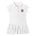 Girls Toddler Garb White Army Black Knights Caroline Cap Sleeve Polo Dress