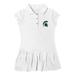 Girls Toddler Garb White Michigan State Spartans Caroline Cap Sleeve Polo Dress