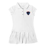 Girls Toddler Garb White DePaul Blue Demons Caroline Cap Sleeve Polo Dress