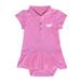 Girls Infant Garb Pink Virginia Tech Hokies Caroline Cap Sleeve Polo Dress