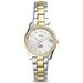 Women's Fossil Silver/Gold Alfred University Saxons Scarlette Mini Two-Tone Stainless Steel Watch