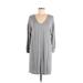 Gap Casual Dress - Shift: Gray Print Dresses - Women's Size Medium