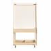 Bright Beginnings Commercial Wooden Mobile Center for 2 w/ Lower Storage Shelf Art Board | 48.25 H x 24.5 W x 22 D in | Wayfair MK-ME16768-GG