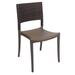 Grosfillex Expert Grosfillex Java Stackable Sidechair Plastic/Resin/Plastic/Acrylic/ in Brown | 32.75 H x 18.75 W x 19 D in | Outdoor Furniture | Wayfair