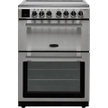 Rangemaster Professional Plus 60 PROPL60ECSS/C 60cm Electric Cooker with Ceramic Hob - Stainless Steel / Chrome - A/A Rated