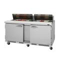 Turbo Air PST-72-FB-N-AL 72 5/8" Sandwich/Salad Prep Table w/ Refrigerated Base, 115v, Stainless Steel