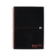 Oxford Black n Red A4 Wirebound Hard Cover Notebook Recycled Ruled 140 Pages Black/Red