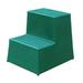 Burlingham Sports Big Double Step Mounting Block - Green - Smartpak