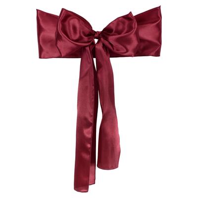 10Pcs 7"x108" Satin Chair Sashes Ties Chair Bows Decorative Ribbon - 10 Pack