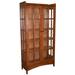 Mission Oak Display China Cabinet / Bookcase - 39"W - N/A