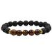 KIHOUT Fashion Unisex Healing Therapies Bracelets Stone Beads Stretch Strand Bracelets Clearance