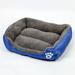Dog Beds for Large Dogs Rectangle Washable Dog Bed Comfortable and Breathable Pet Sofa Warming Orthopedic Dog Bed for Large Medium Dogs