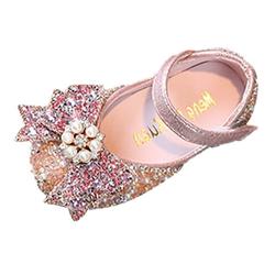 Toddler Leopard Rain Boots Kids Rain Boots Size 6 Fashion Spring And Summer Children Dance Shoes Girls Dress Performance Princess Shoes Light Breathable Sequins Pearl Bow Buckle