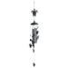 Yoone 4 Tubes Hook Easy Hang Wind Chime Metal Sea Turtle Wind Spinner Balcony Hanging Windchime Garden Decoration