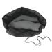 1PC Outdoor Rain Barrel Cover Water Bucket Insect-proof Net Cover (Black)