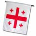 Flag of Georgia - Georgian Red Jerusalem Crusaders Cross on white - crosslets - St George - world 12 x 18 inch Garden Flag fl-158284-1