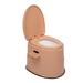 Portable Toilet for Camping with 7L Waste Tank Phone Holder Tissue Hanger for Elderly Pregnant Toilet Indoor Outdoor Travel