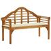 vidaXL Patio Queen Bench with Cushion 53.1 Solid Acacia Wood