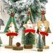 Hadanceo 3Pcs/Set Wooden Deer Angel Santa Claus Christmas Tree Pendant Hanging Ornaments