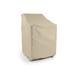 Covermates Outdoor Bar Chair Cover - Water Resistant Polyester Drawcord Hem Mesh Vents Seating and Chair Covers-Khaki