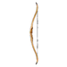 Ragim Archery Brown Bear 58 1 Piece Recurve Bow 25# RH