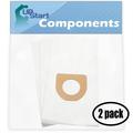 6 Replacement for Bissell 3513 Vacuum Bags - Compatible with Bissell Style 2 Vacuum Bags (2-Pack - 3 Vacuum Bags per Pack)