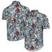 Unisex RSVLTS Gray Teenage Mutant Ninja Turtles vs. Street Fighter Double KO KUNUFLEX Button-Down Shirt