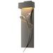 Rhapsody 26.6" High Soft Gold Accented Dark Smoke LED Sconce