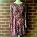 American Eagle Outfitters Dresses | American Eagle Paisley Bell Sleeved Dress | Color: Red | Size: S