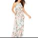 Jessica Simpson Dresses | Gorgeous Floral Maxi Dress Size 2 | Color: Blue/Pink | Size: 2