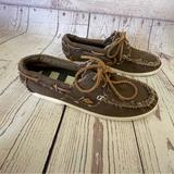American Eagle Outfitters Shoes | American Eagle Outfitters Men’s Size 13 Boat Shoe Laces Brown Casual Loafer | Color: Brown | Size: 13