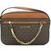 Michael Kors Bags | Michael Kors Jet Set Chain Crossbody - Large - Brown Monogram | Color: Brown/Tan | Size: Os