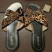 J. Crew Shoes | J. Crew Nwt Calf Hair Leopard Print Sandals Size 7 | Color: Black/Brown | Size: 7